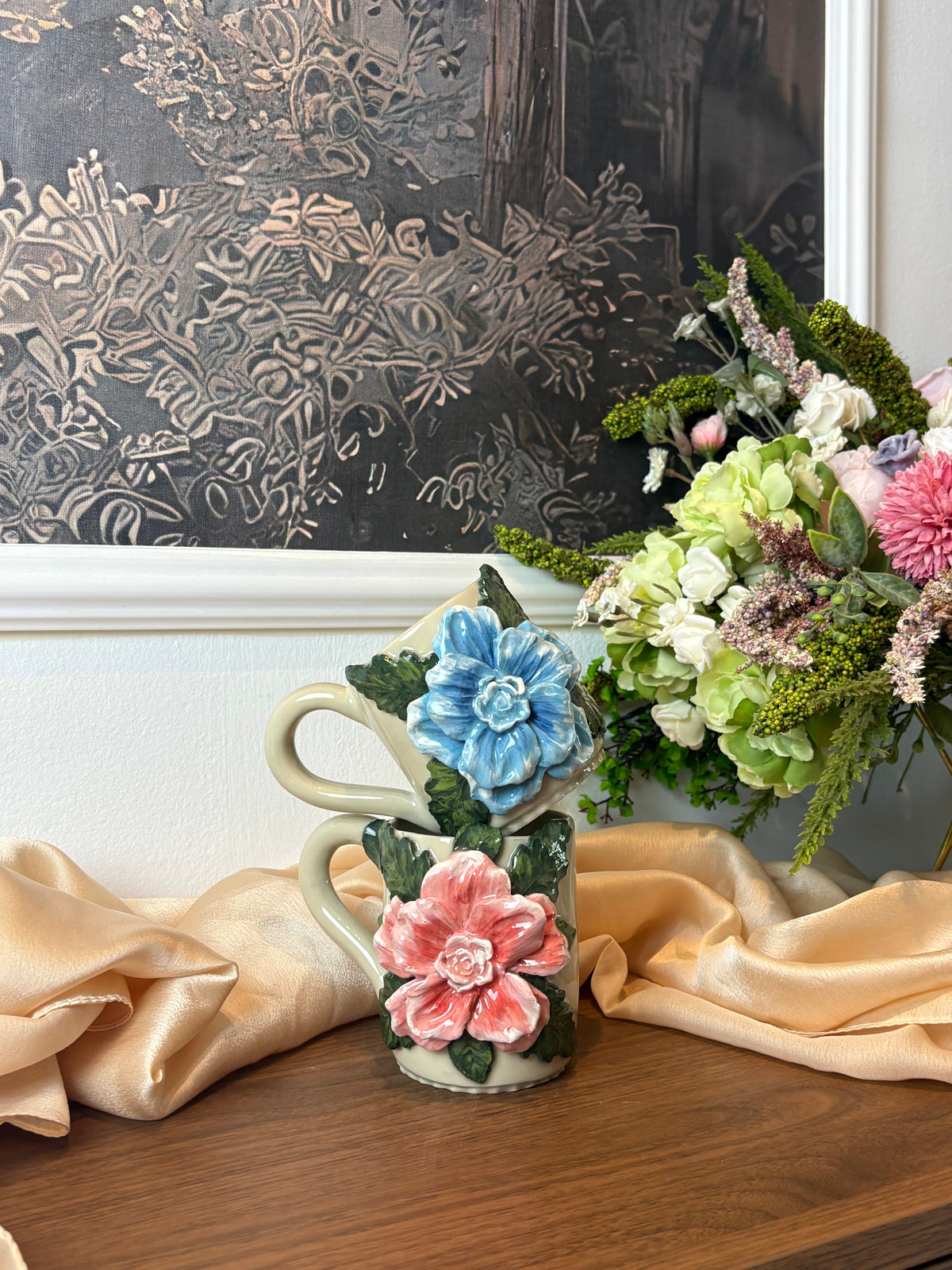 Pastel flowers